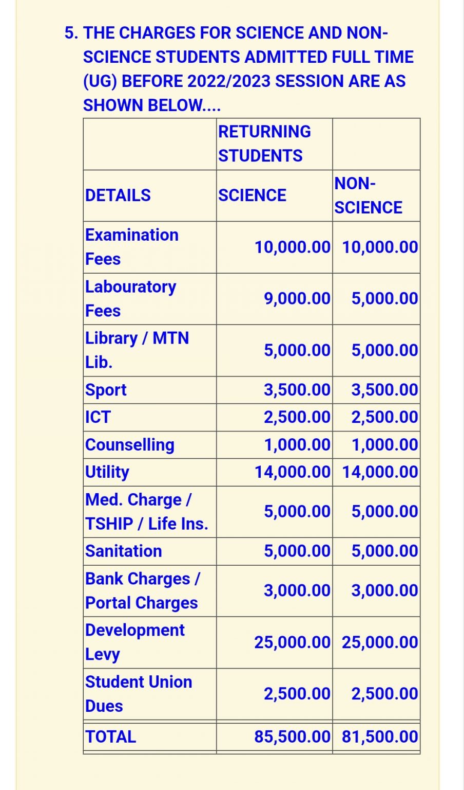 THE ACJ UNIBEN UNIBEN reverses 100 increase in school charges for