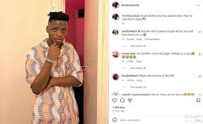 Rising Nigerian Singer Destiny Boy Dies; Industry Mourns Promising Talent